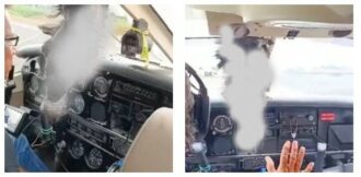 Copertina di “Non so come abbia fatto a farci atterrare con quell’uccello davanti alla faccia”: avvoltoio si schianta contro l’aereo, sfonda il parabrezza e rimane ‘appeso’ accanto al pilota