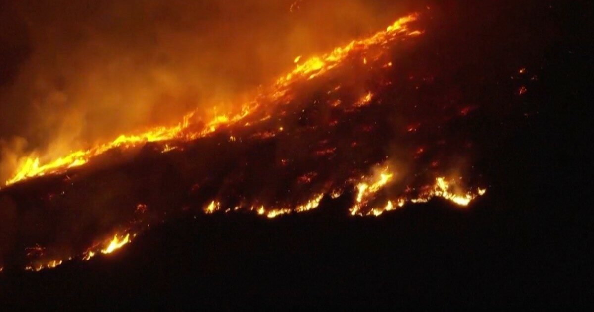 Grecia, vasto incendio a Creta: 1500 persone evacuate, Vigili del fuoco in difficoltà per i forti venti