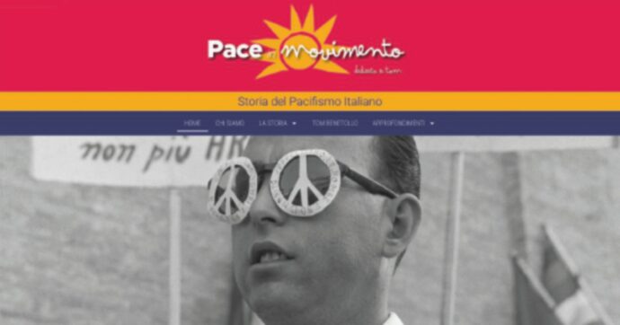 Copertina di La “pace in movimento” è un web dedicato a Benettollo