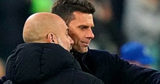 Copertina di Champions, la Juventus stende il City. L’orgoglio di Thiago Motta: “Non è come dite, io voglio vedere emozioni”