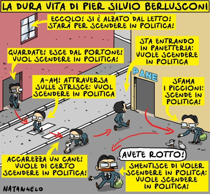 La dura vita di Pier Silvio