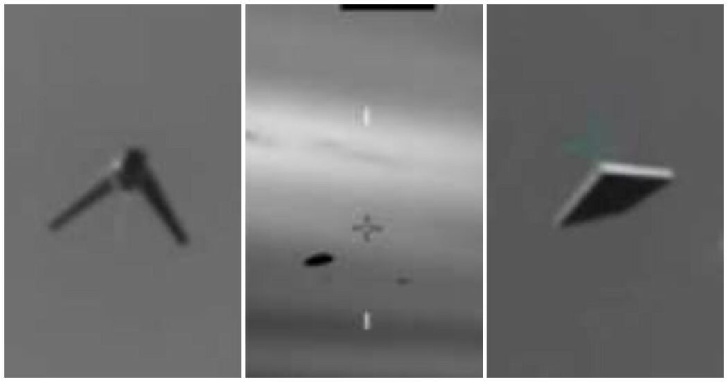 Ufo, una “talpa” pubblica le immagini top secret del Pentagono: “Oggetti volanti a stella o elica e gli orbs metallici”