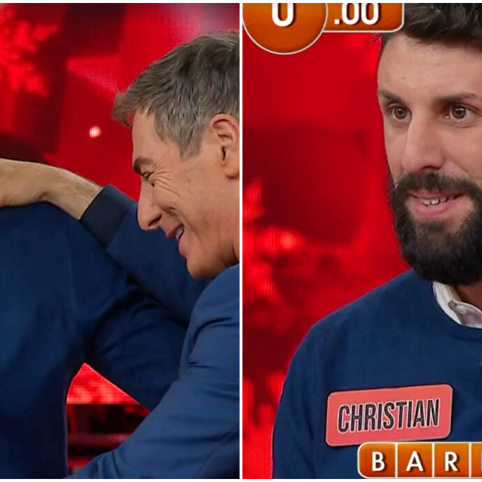 Il super campione Christian Giordano perde a L’Eredità dopo un mese di vittorie: “A lui il secondo montepremi più alto di sempre”