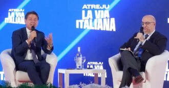 Copertina di Giuseppe Conte intervistato da Mario Sechi sul palco di Atreju: segui la diretta