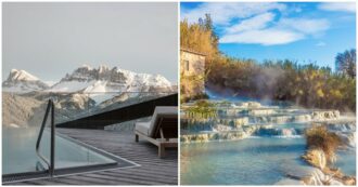 Copertina di Dalle piscine con vista mozzafiato dei resort alle pozze termali completamente gratuite: la guida per il perfetto bagno caldo quando fuori fa freddo