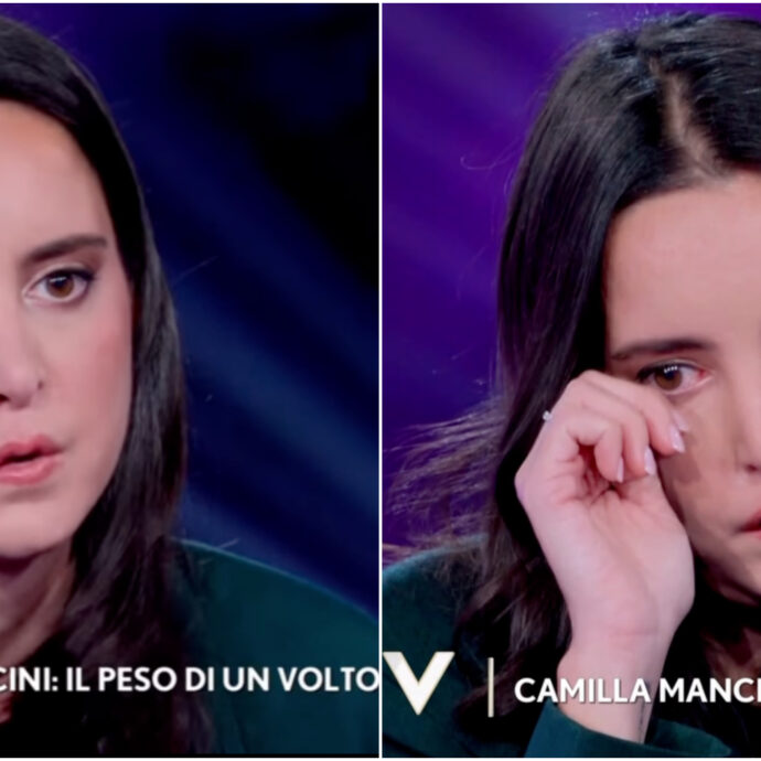 “Sono nata con una paresi facciale, venivo isolata e rifiutata. Ho sofferto di attacchi di panico”: Camilla, la figlia di Mancini, si racconta a Verissimo