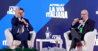 Copertina di Il siparietto di Giuseppe Conte ad Atreju: “Sentitevi liberi di fischiarmi, sarebbe strano se non lo faceste”