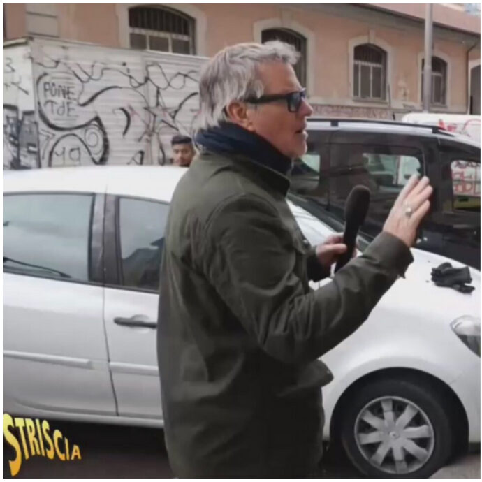 Jimmy Ghione e il cameraman di “Striscia la Notizia” aggrediti al Mercato Esquilino di Roma – IL VIDEO