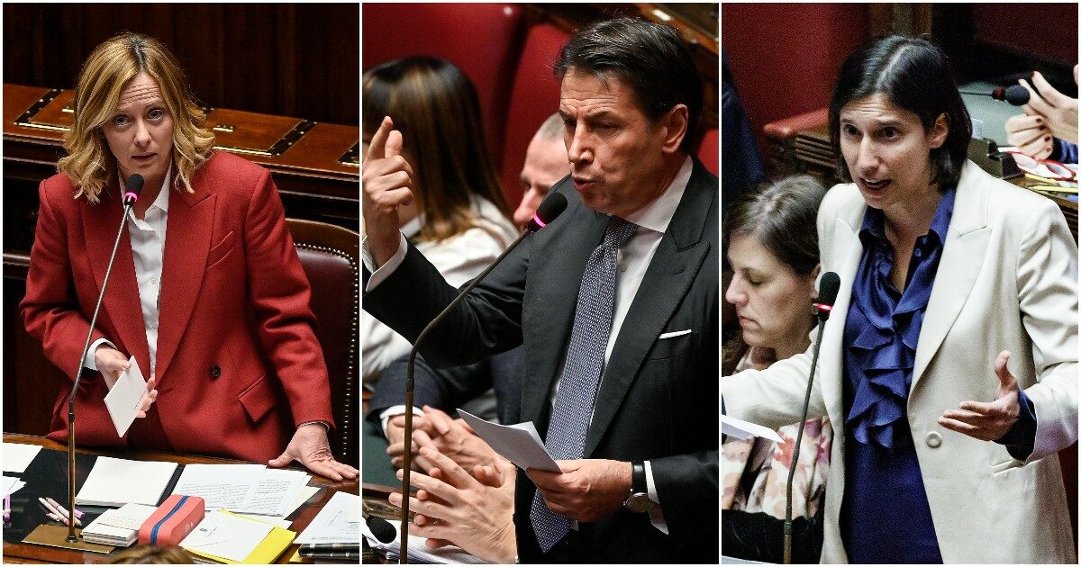 Meloni celebra in Aula la missione Albania: “La temete perché efficace”. Schlein: “Vuole le foto dei centri vuoti?”. Conte: porti indietro gli agenti, l’Italia vuole sicurezza