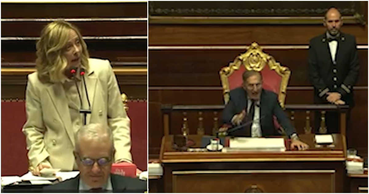 “Io serva delle banche?”, bagarre in Senato tra Meloni e il M5s: La Russa costretto a intervenire – Video