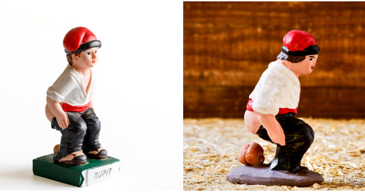 Tutti pazzi per il “Caganer”, il pastore che fa la cacca nel presepe catalano va a ruba ogni Natale. Tra i fan c’è anche Roberto Saviano: “Non è sfregio verso il Natale”