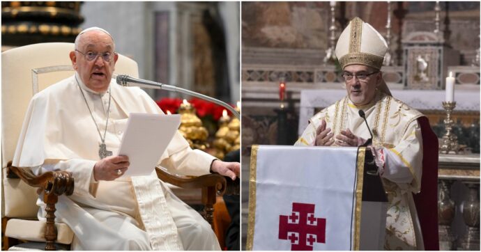 Il cardinale Pizzaballa è entrato a Gaza. Il Papa ribadisce: “Bambini mitragliati e bombe su scuole e ospedali, quanta crudeltà”