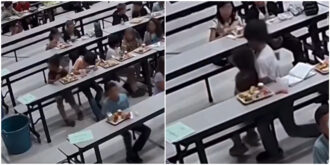 Copertina di Bimbo di 8 anni salva la vita dell’amico con la manovra di Heimlich: il gesto eroico ripreso dalle telecamere di sicurezza della scuola – VIDEO