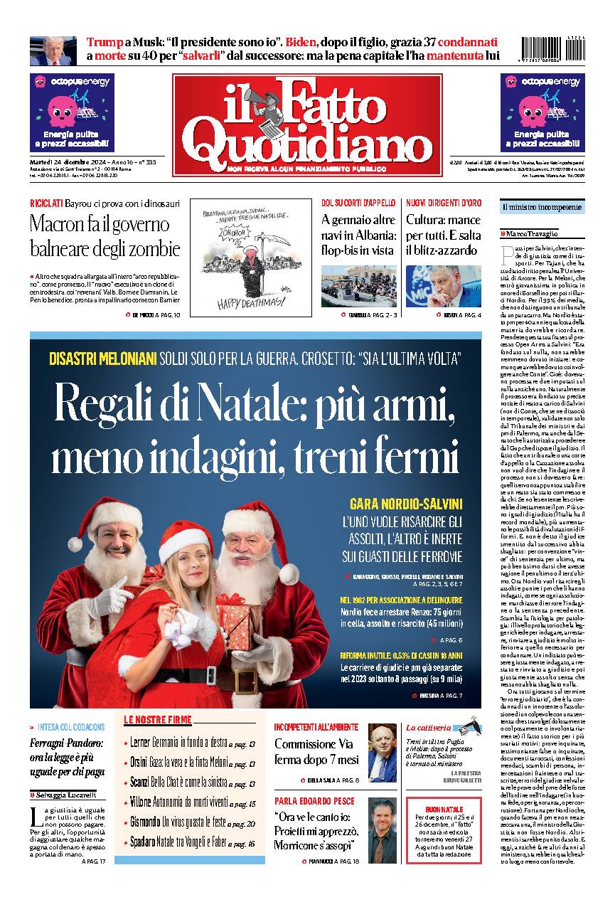 Copia del giorno de Il Fatto Quotidiano