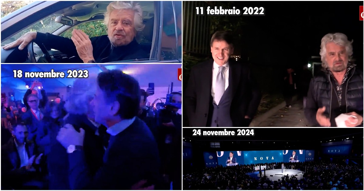 Grillo Conte, da “Specialista dei penultimatum” a “Padre padrone”: storia di un amore mai nato. Il videoblob di uno scontro giunto al capolinea