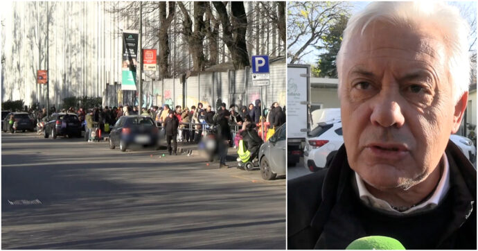 Copertina di La fila infinita da Pane Quotidiano a Milano: “Situazione drammatica, arriviamo a 5mila pasti al giorno. Il potere d’acquisto cala sempre di più”