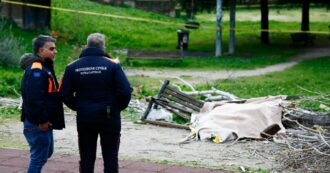 Copertina di Roma, albero cade su un edificio e provoca la rottura di una tubatura del gas