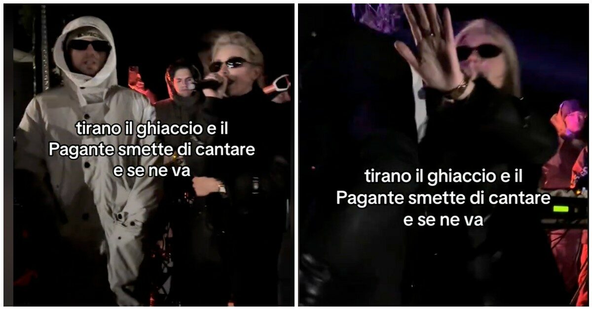 Dal pubblico lanciano “grossi pezzi di ghiaccio” Il Pagante, loro interrompono lo show e se ne vanno: “Guardate questo segno sul mio viso”