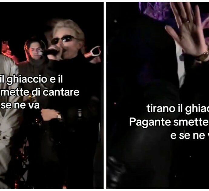 Dal pubblico lanciano “grossi pezzi di ghiaccio” Il Pagante, loro interrompono lo show e se ne vanno: “Guardate questo segno sul mio viso”