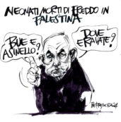 Copertina di La vignetta di Beppe Mora