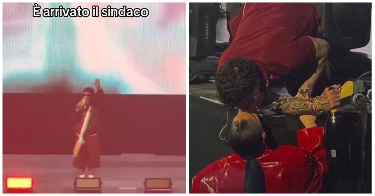 La stoccata di Tony Effe a Gualtieri, arriva con la fascia tricolore sul palco del suo concerto di Capodanno: “Le critiche fanno male ma ho le spalle larghe”