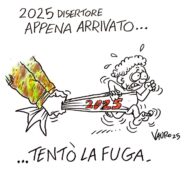 Copertina di La vignetta di Vauro