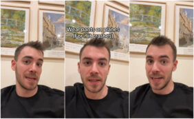 Copertina di “Quale indumento non indossare mai sull’aereo? I pantaloncini. Rischiate di bruciarvi le natiche, ecco perché”: il consiglio di un assistente di volo su TikTok