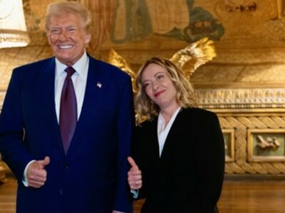 Copertina di Meloni lunedì a Washington per l’insediamento di Trump. Con lei tre deputati di Fdi. Salvini resta in Italia