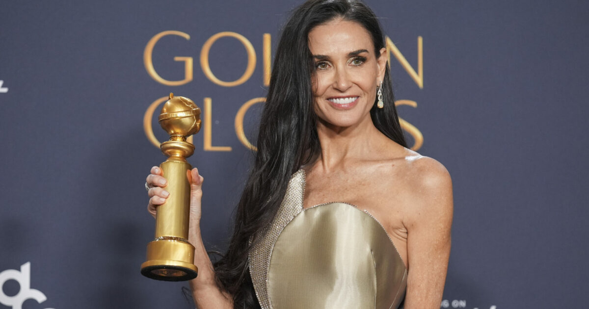 Golden Globe 2025, il riscatto di Demi Moore: “Mi dissero che ero una attrice da popcorn. Ho pensato fosse finito tutto poi The Substance mi ha salvata”