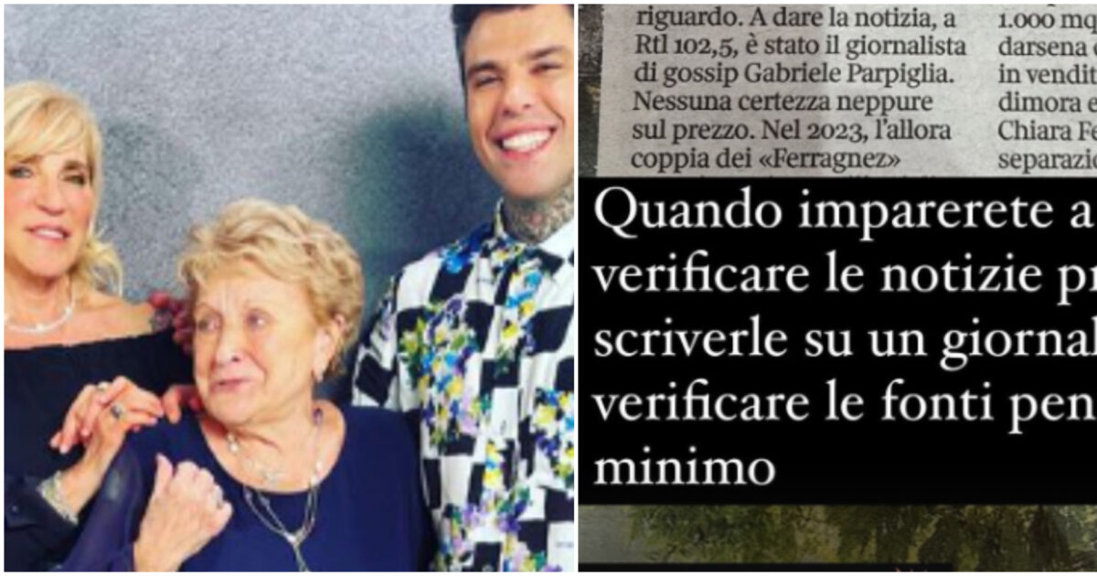 “Quando imparerete a verificare le notizie, penso sia il minimo”: la mamma di Fedez si scaglia contro i giornalisti. Ecco cosa è successo