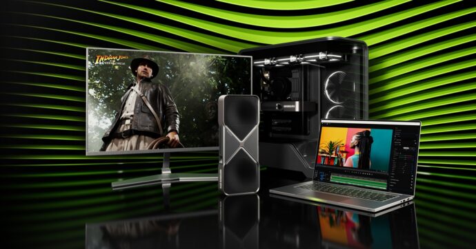 NVIDIA: al CES 2025 presentata la nuova generazione delle sue GPU GeForce RTX