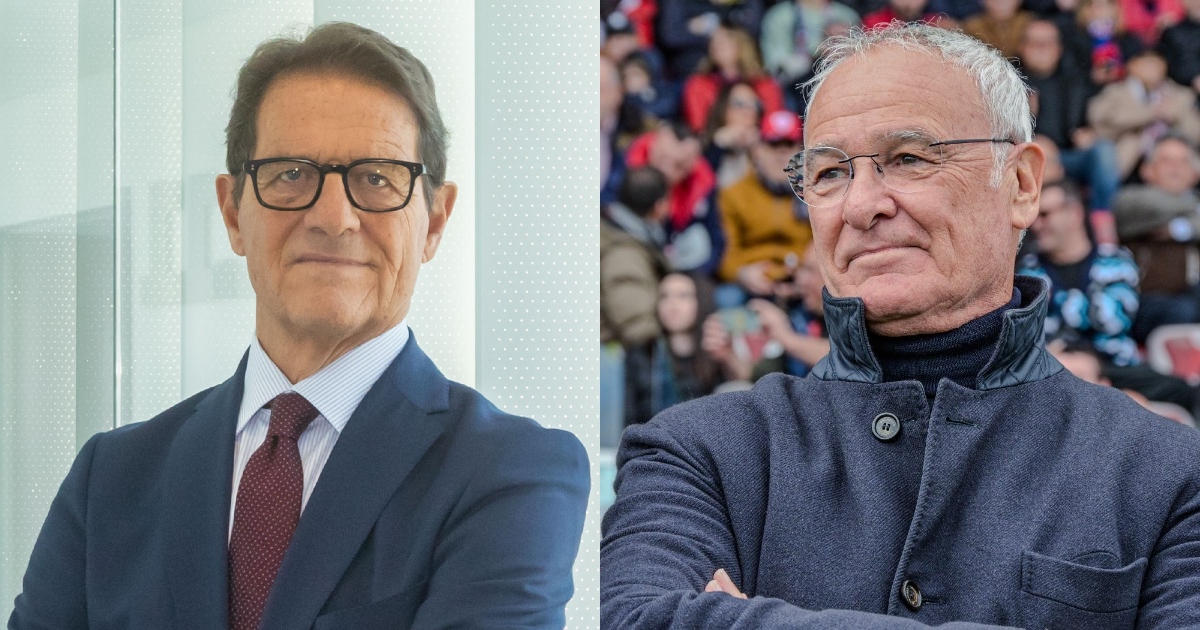 Roma, Capello esalta Ranieri: “Gli davano del bollito, invece può ancora allenare. Vi svelo come faceva Ferguson”