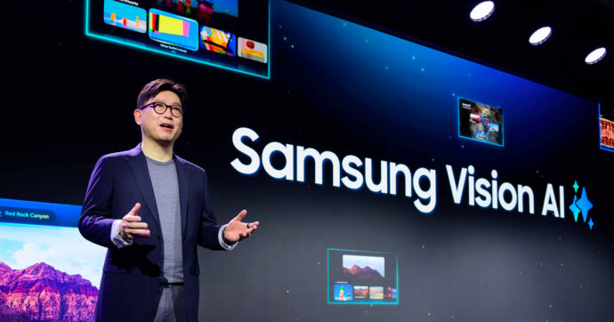 Samsung: l’innovazione nel campo dei display passa dall’AI, tutte le novità al CES 2025