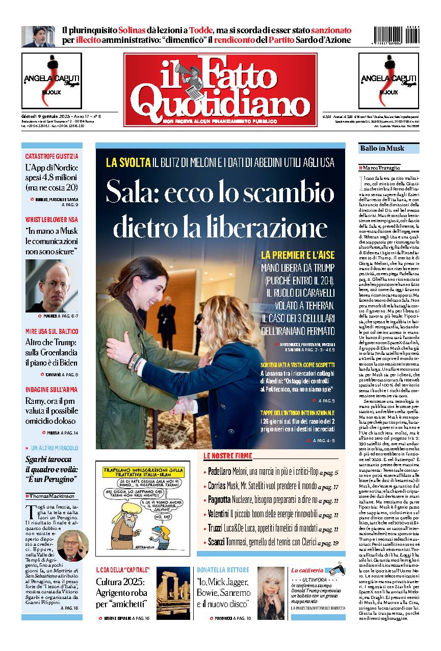 Copia del giorno de Il Fatto Quotidiano