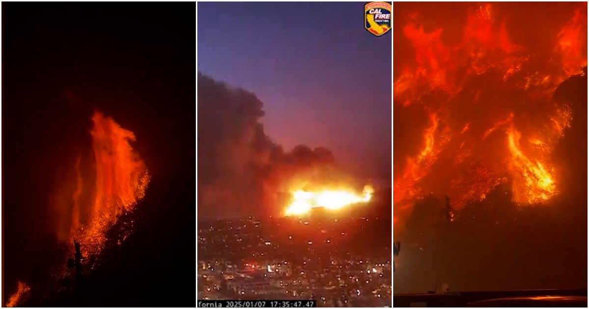 Le fiamme divorano la California: vasto incendio a Los Angeles brucia quasi 3000 acri. Le impressionanti immagini