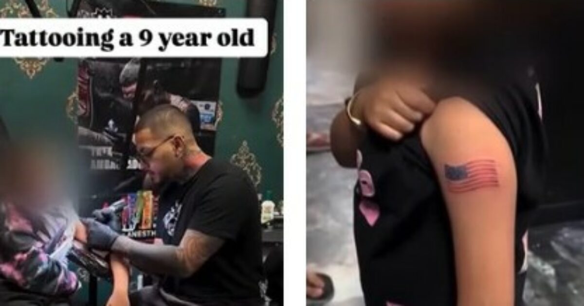 Bambina di nove anni va con i genitori a farsi tatuare sul braccio l’immagine di Donald Trump. Polemiche sul tatuatore, lui si difende: “Ho fatto quello che potevo”