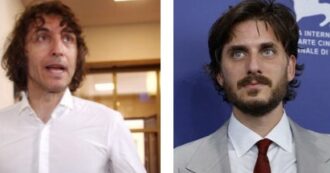 Copertina di “Luca Marinelli, vaffan***o! Prendi l’assegno e non rompere il ca**o!”: la sparata di Giuseppe Cruciani contro l’attore. Geloni: “Bene che dica che gli ha fatto schifo interpretare Mussolini”