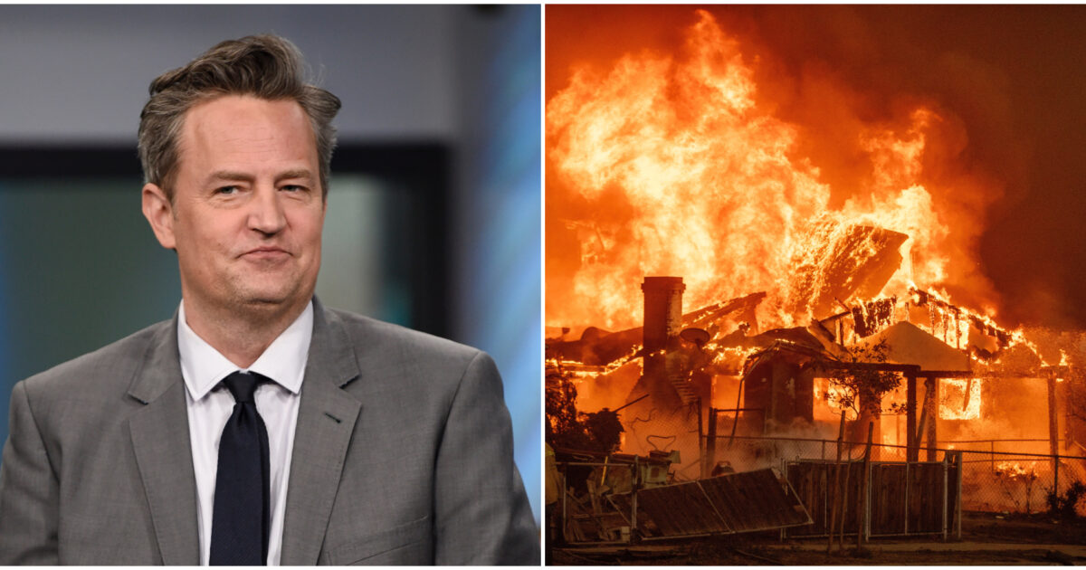 La casa dove è morto Matthew Perry minacciata dall’incendio di Los Angeles: era stata venduta per 8.5 milioni di dollari