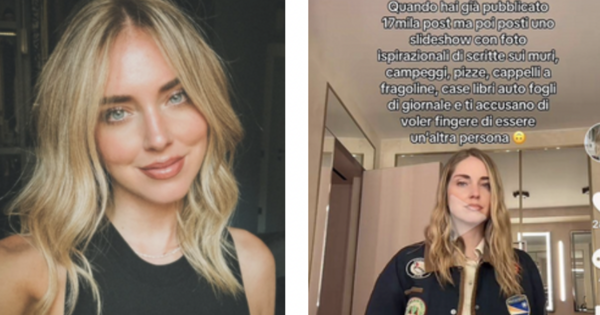 “E ti accusano di voler essere un’altra persona”: Chiara Ferragni risponde alle critiche sulle foto prese da altri profili Instagram. Ora spunta anche la pizza ‘con ciliegine’