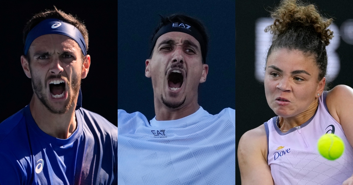 Australian Open 2025, tripletta italiana: vittorie all’esordio per Musetti, Sonego e Paolini