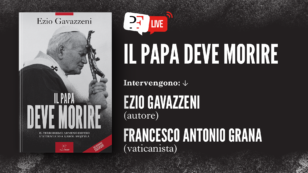 Copertina di ‘Il Papa deve morire’, la presentazione con l’autore Ezio Gavazzeni e il vaticanista Francesco Antonio Grana: segui la diretta