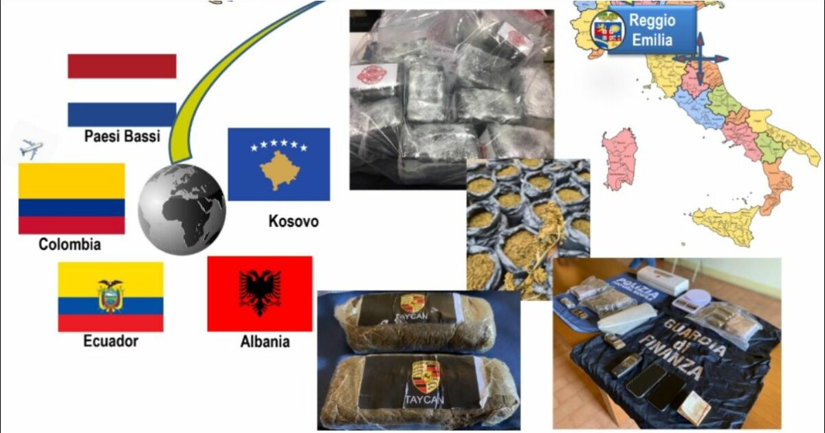 Narcotraffico, smantellata rete con base a Reggio Emilia: legami con ‘ndrangheta e criminalità romana. Incastrati con i messaggi criptati