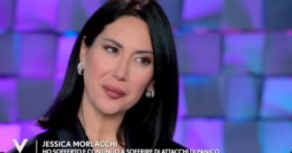 Copertina di Jessica Morlacchi a Verissimo: “Memo Remigi? Ci siamo chiariti, io le brave persone le perdono”