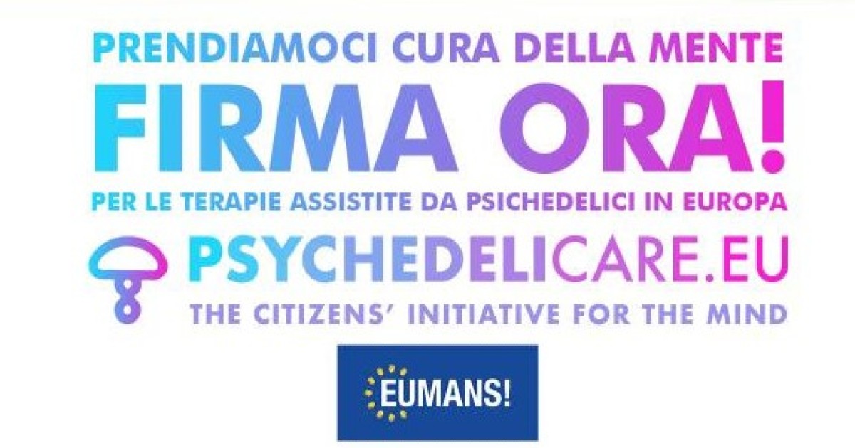 Al via Psychedelicare, raccolta firme europea per promuovere la ricerca sull’uso degli psichedelici nelle terapie per la salute mentale