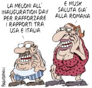 Copertina di La vignetta di Franzaroli