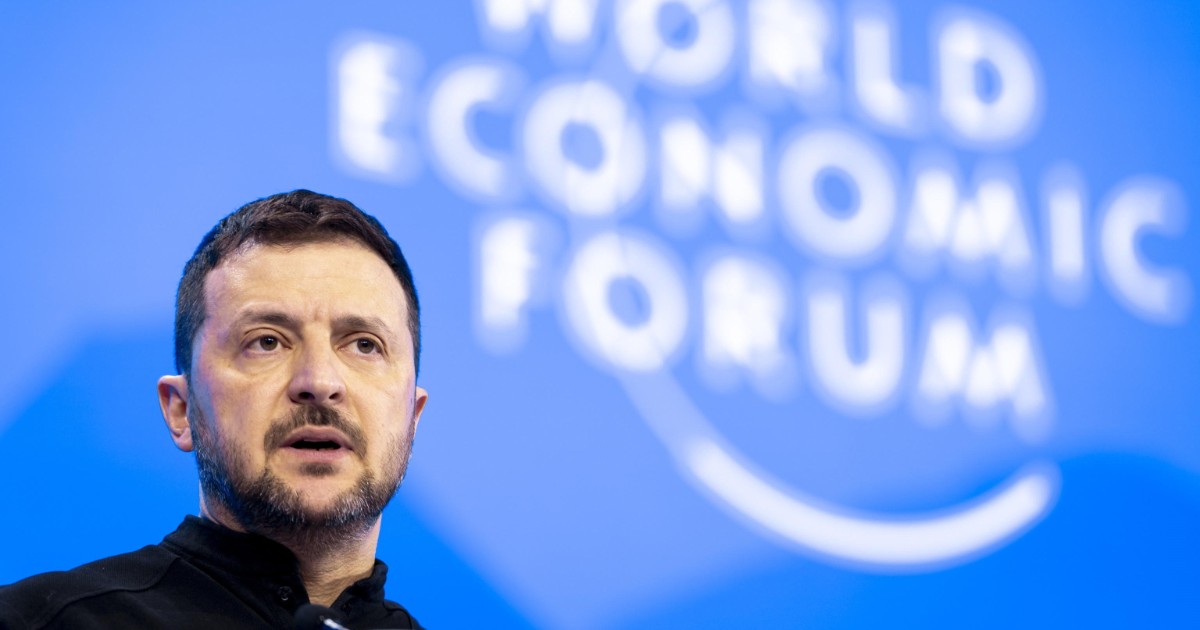 Ucraina, Zelensky a Davos pressa l'Europa: 