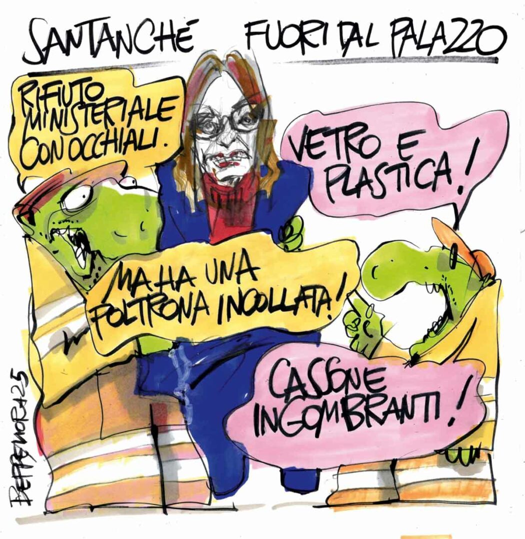 La vignetta di Beppe Mora