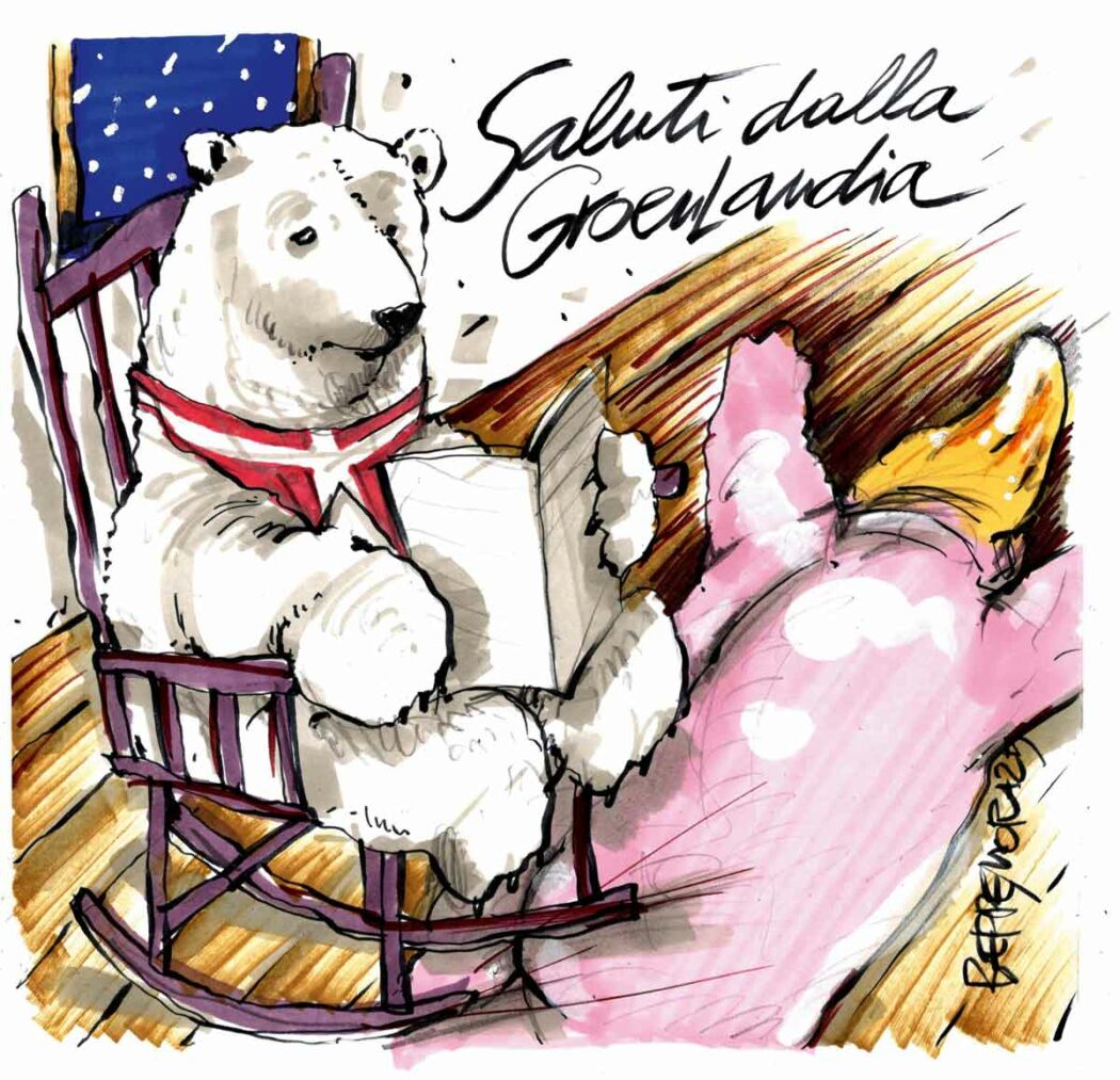 La vignetta di Beppe Mora