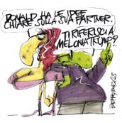 Copertina di La vignetta di Mora