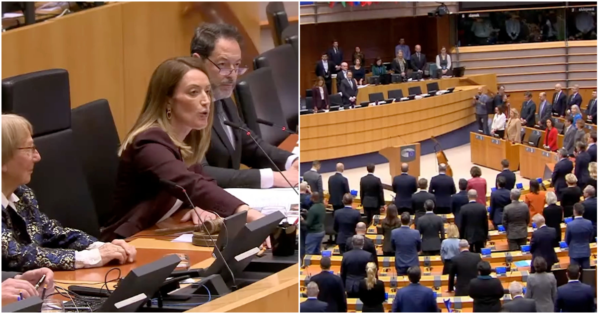 Parlamentare europeo di estrema destra interrompe il minuto di silenzio per le vittime dell’Olocausto e viene espulso dall’Aula – Video